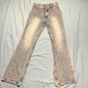 Brandy Melville low rise bootcut jeans.